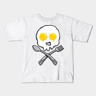 Skull Head Egg Kids T-Shirt